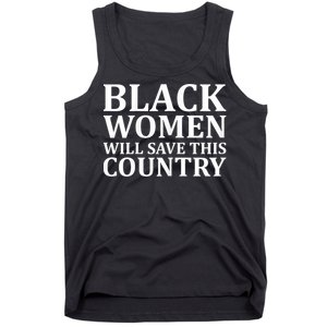 Harris Waltz Black Women Will Save This Country Harris Walz Tank Top