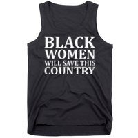 Harris Waltz Black Women Will Save This Country Harris Walz Tank Top