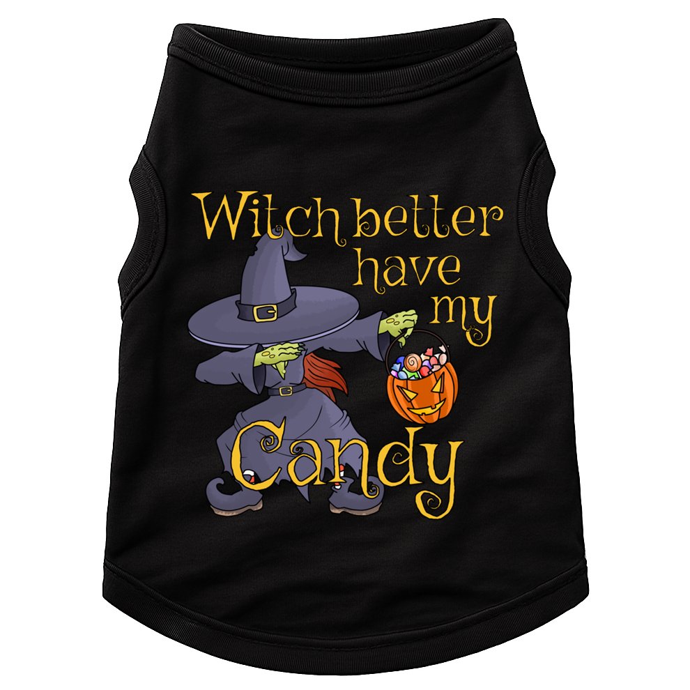 Halloween Witch Better Have My Candy Gift Doggie Tank