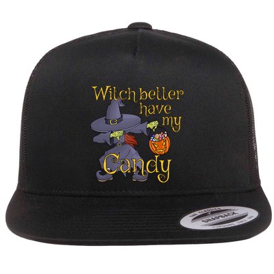 Halloween Witch Better Have My Candy Gift Flatbill Hat