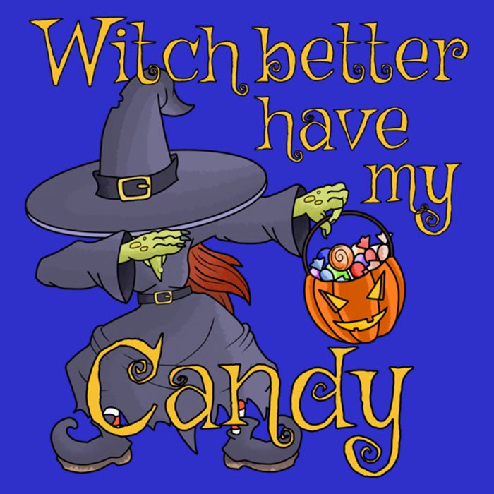 Halloween Witch Better Have My Candy Gift Short Acrylic Beanie