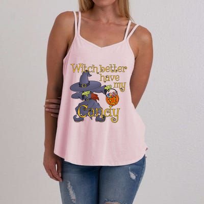 Halloween Witch Better Have My Candy Gift Women's Strappy Tank