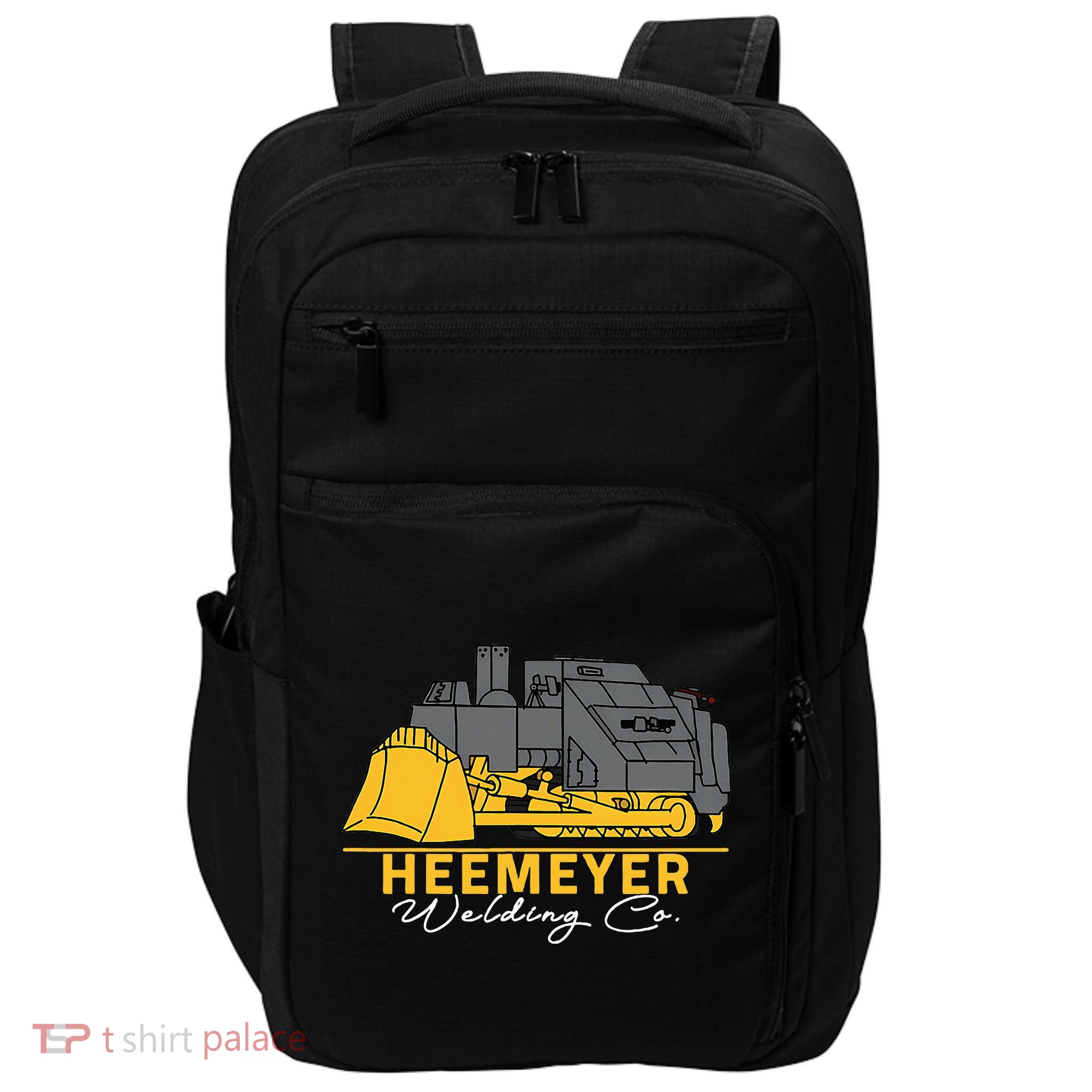 Heemeyer Welding Company Bulldozer Equipment Heavy Machinery Impact Tech Backpack