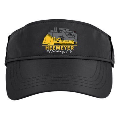 Heemeyer Welding Company Bulldozer Equipment Heavy Machinery Adult Drive Performance Visor