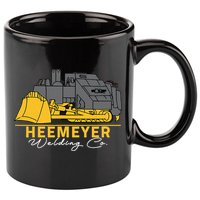 Heemeyer Welding Company Bulldozer Equipment Heavy Machinery 11oz C Handle Ceramic Mug