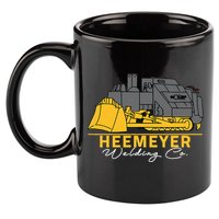 Heemeyer Welding Company Bulldozer Equipment Heavy Machinery 11oz C Handle Ceramic Mug