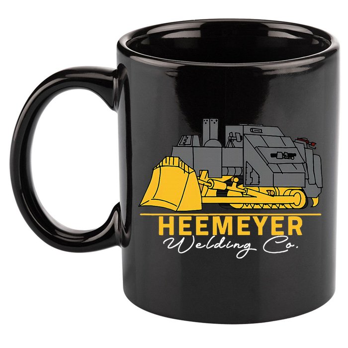 Heemeyer Welding Company Bulldozer Equipment Heavy Machinery 11oz C Handle Ceramic Mug