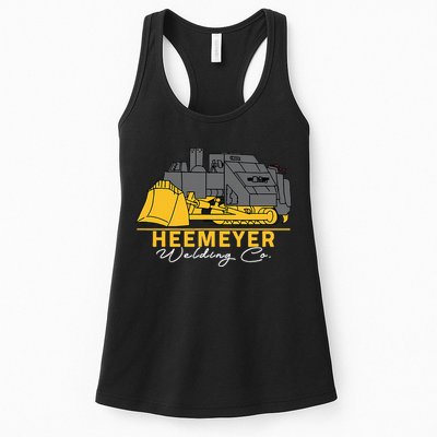 Heemeyer Welding Company Bulldozer Equipment Heavy Machinery Womens Tank Top