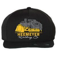 Heemeyer Welding Company Bulldozer Equipment Heavy Machinery Wool Snapback Cap