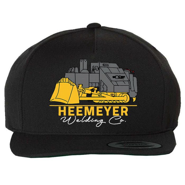 Heemeyer Welding Company Bulldozer Equipment Heavy Machinery Wool Snapback Cap