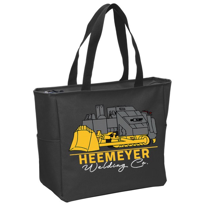 Heemeyer Welding Company Bulldozer Equipment Heavy Machinery Zip Tote Bag