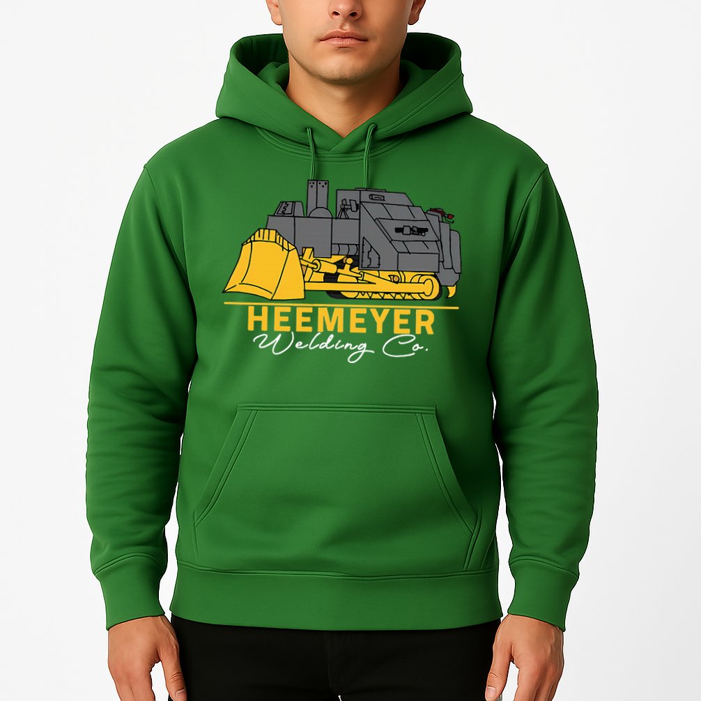 Heemeyer Welding Company Bulldozer Equipment Heavy Machinery Hoodie