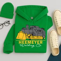 Heemeyer Welding Company Bulldozer Equipment Heavy Machinery Hoodie