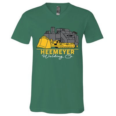 Heemeyer Welding Company Bulldozer Equipment Heavy Machinery V-Neck T-Shirt