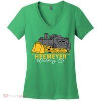 Heemeyer Welding Company Bulldozer Equipment Heavy Machinery Women's V-Neck T-Shirt