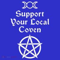 Halloween Witch Costume Support Your Local Coven Funny Gift T-Shirt