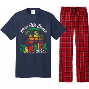 Here We Come Jamaica 2024 Trip Family Summer Vacation Pajama Set