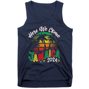 Here We Come Jamaica 2024 Trip Family Summer Vacation Tank Top