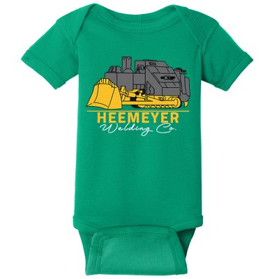 Heemeyer Welding Company Bulldozer Equipment Heavy Machinery Baby Bodysuit