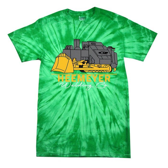 Heemeyer Welding Company Bulldozer Equipment Heavy Machinery Tie-Dye T-Shirt