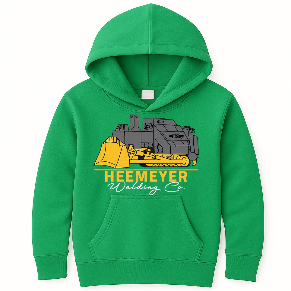 Heemeyer Welding Company Bulldozer Equipment Heavy Machinery Kids Hoodie