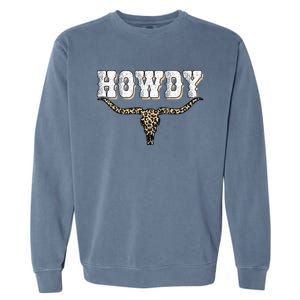 Howdy Western Country Southern Garment-Dyed Sweatshirt