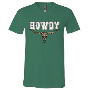 Howdy Western Country Southern V-Neck T-Shirt