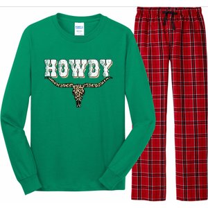 Howdy Western Country Southern Long Sleeve Pajama Set