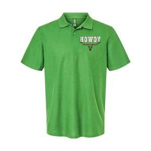 Howdy Western Country Southern Softstyle Adult Sport Polo