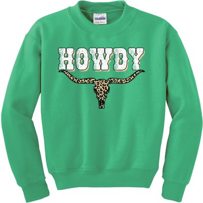 Howdy Western Country Southern Kids Sweatshirt