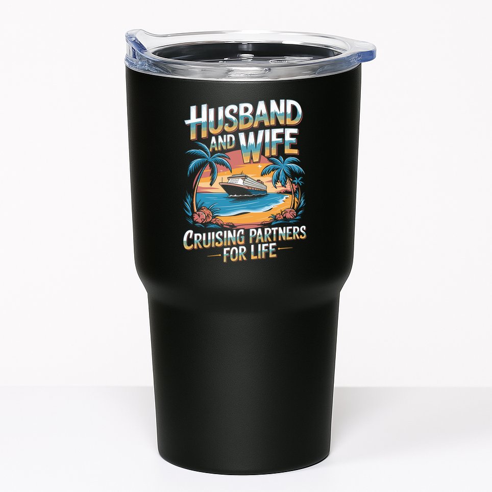 Husband Wife Cruising Partners Gift Tumbler