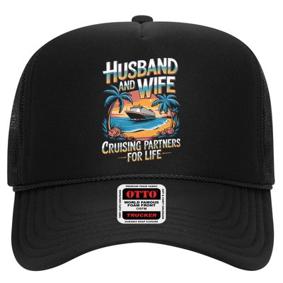 Husband Wife Cruising Partners Gift Trucker Hat