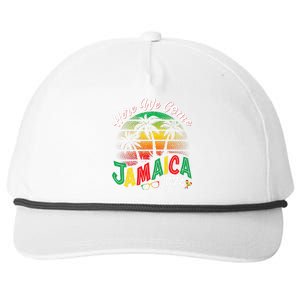 Here We Come Jamaica 2024 Trip Family Summer Vacation Snapback Five-Panel Rope Hat