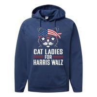 Harris Waltz Cat 2024 President Performance Fleece Hoodie