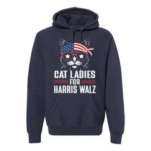 Harris Waltz Cat 2024 President Premium Hoodie