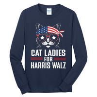 Harris Waltz Cat 2024 President Tall Long Sleeve T-Shirt