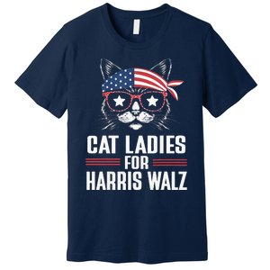 Harris Waltz Cat 2024 President Premium T-Shirt