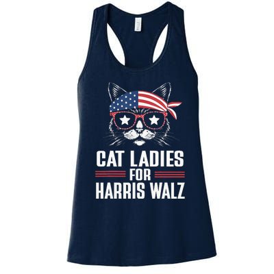 Harris Waltz Cat 2024 President Women's Racerback Tank