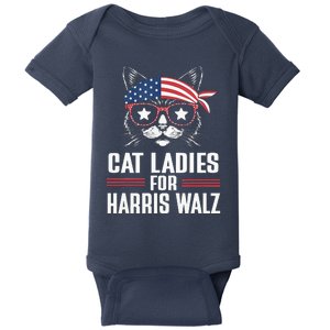 Harris Waltz Cat 2024 President Baby Bodysuit