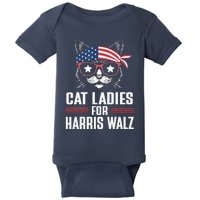 Harris Waltz Cat 2024 President Baby Bodysuit