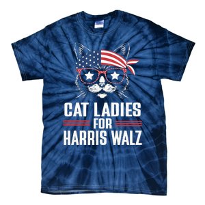 Harris Waltz Cat 2024 President Tie-Dye T-Shirt