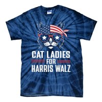 Harris Waltz Cat 2024 President Tie-Dye T-Shirt