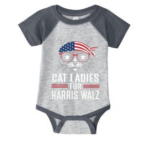 Harris Waltz Cat 2024 President Infant Baby Jersey Bodysuit