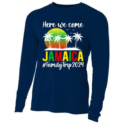 Here We Come Jamaica Family Trip 2024 Vacation Jamaica Cooling Performance Long Sleeve Crew