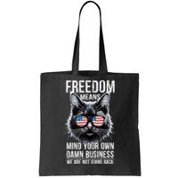 Harris Waltz Cat Lady Walz Mind Your Own Damn Business Tote Bag