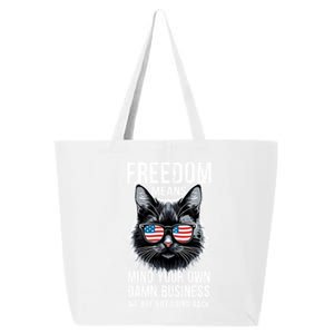 Harris Waltz Cat Lady Walz Mind Your Own Damn Business 25L Jumbo Tote