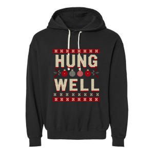 Hung Well Christmas Stocking RaunchyS Hung Well Garment-Dyed Fleece Hoodie