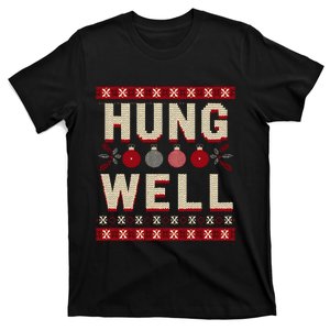 Hung Well Christmas Stocking RaunchyS Hung Well T-Shirt