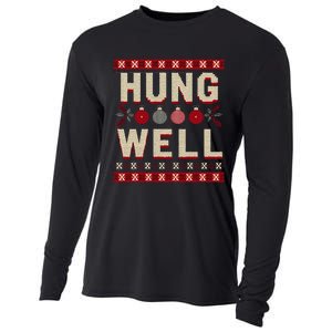 Hung Well Christmas Stocking RaunchyS Hung Well Cooling Performance Long Sleeve Crew