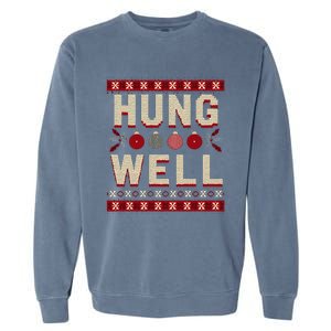 Hung Well Christmas Stocking RaunchyS Hung Well Garment-Dyed Sweatshirt